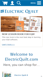 Mobile Screenshot of electricquilt.com